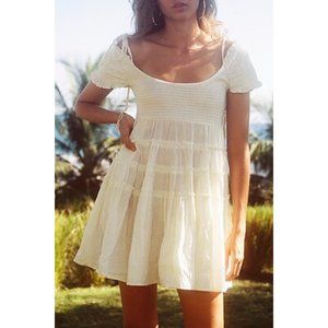 NWT Free People Off Shoulder White Dress in Small